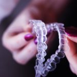 Clear dental teeth retainers